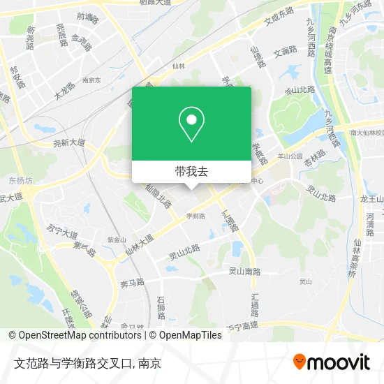 文范路与学衡路交叉口地图