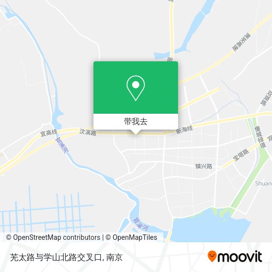 芜太路与学山北路交叉口地图