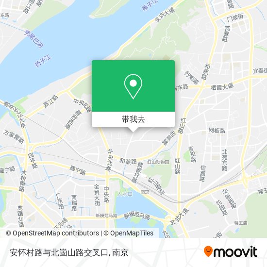 安怀村路与北崮山路交叉口地图