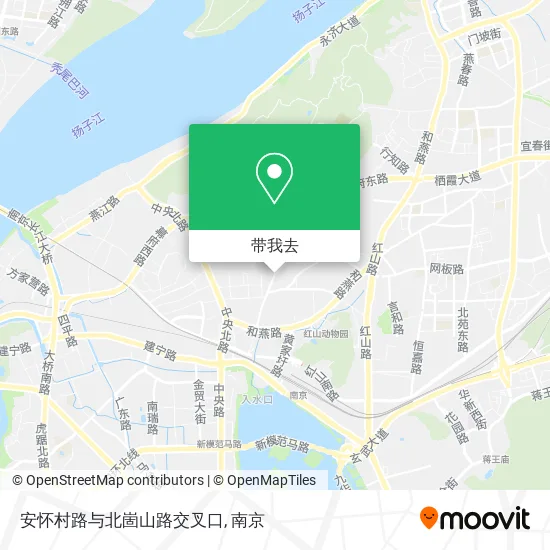 安怀村路与北崮山路交叉口地图