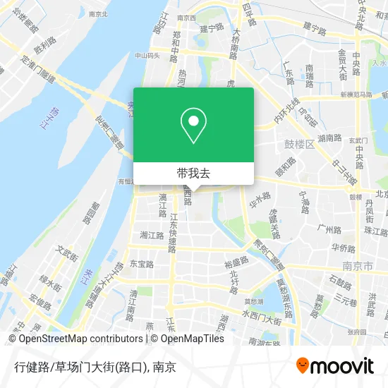 行健路/草场门大街(路口)地图