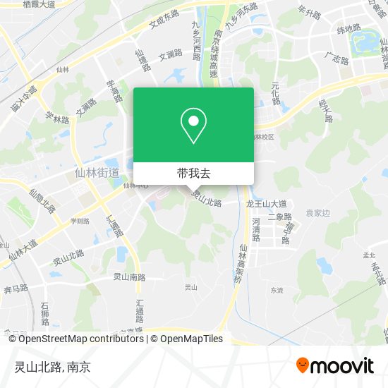 灵山北路地图