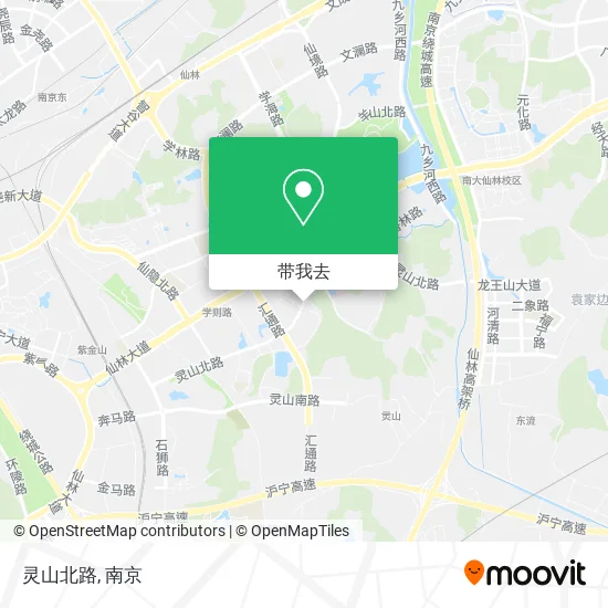 灵山北路地图
