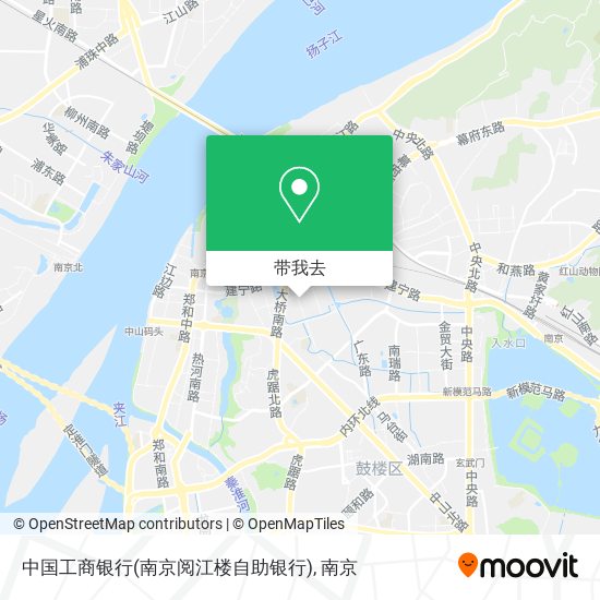 中国工商银行(南京阅江楼自助银行)地图