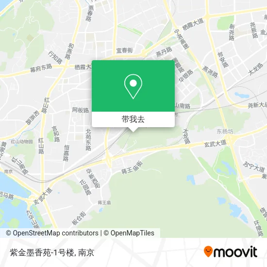 紫金墨香苑-1号楼地图