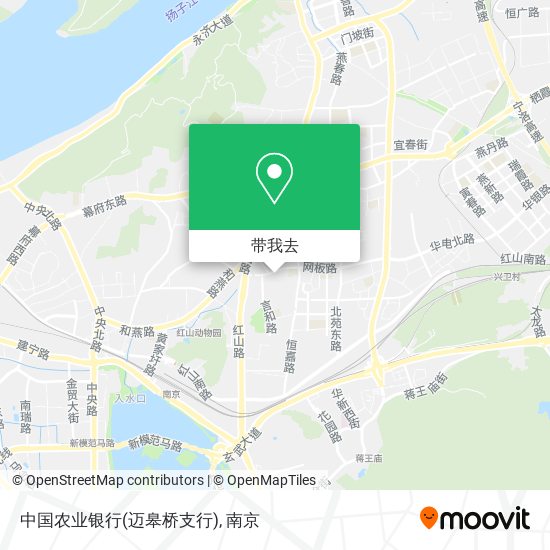 中国农业银行(迈皋桥支行)地图