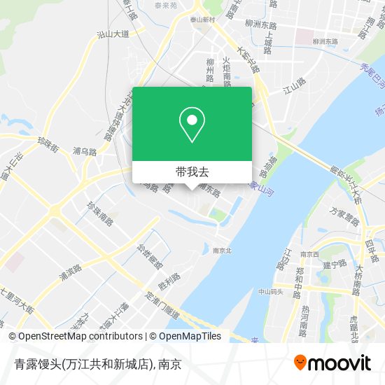 青露馒头(万江共和新城店)地图
