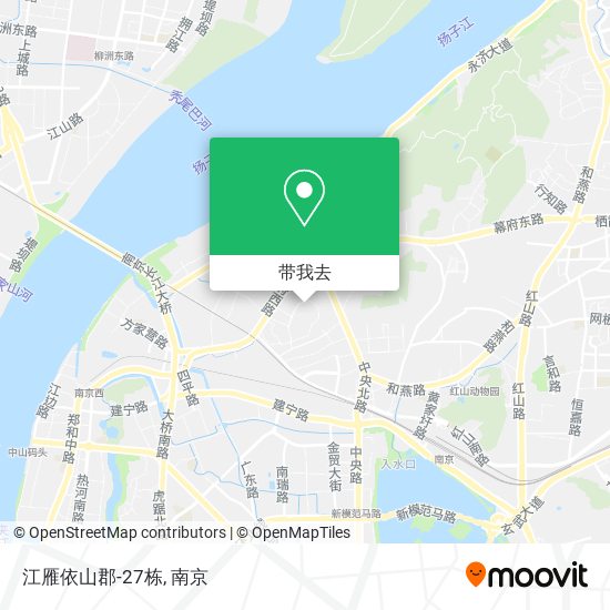 江雁依山郡-27栋地图