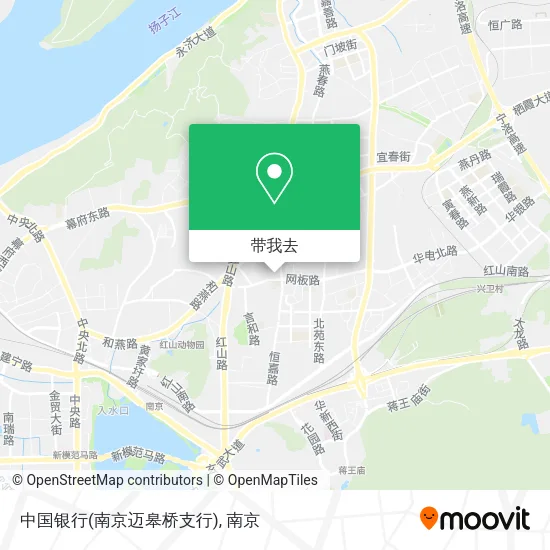 中国银行(南京迈皋桥支行)地图