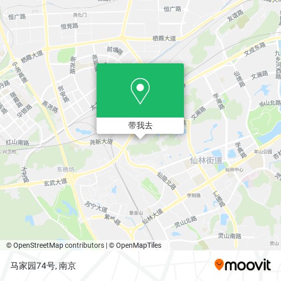 马家园74号地图