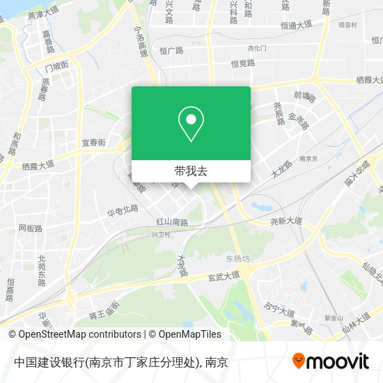 中国建设银行(南京市丁家庄分理处)地图