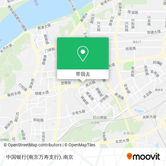 中国银行(南京万寿支行)地图