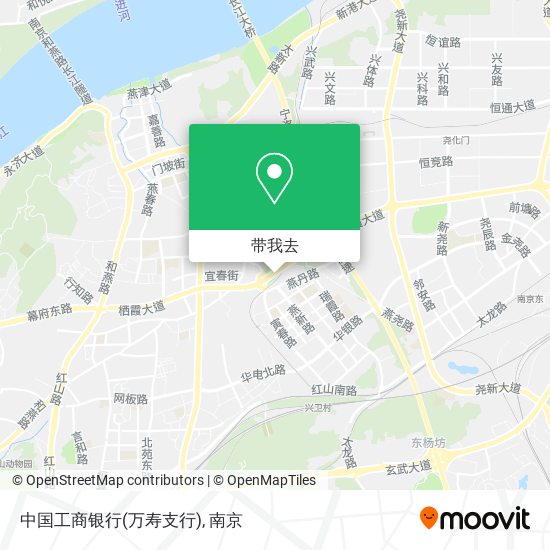 中国工商银行(万寿支行)地图