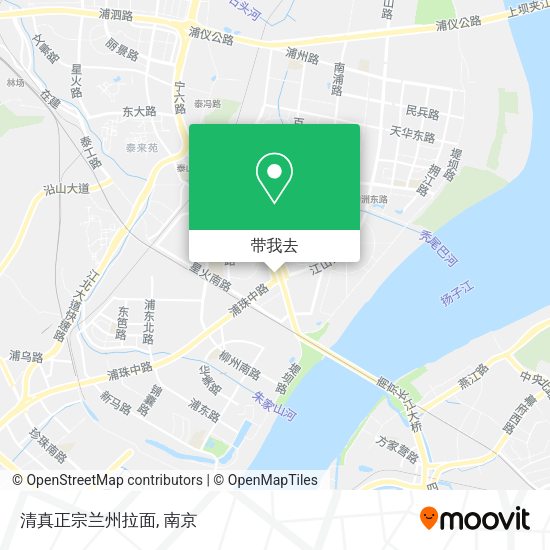 清真正宗兰州拉面地图