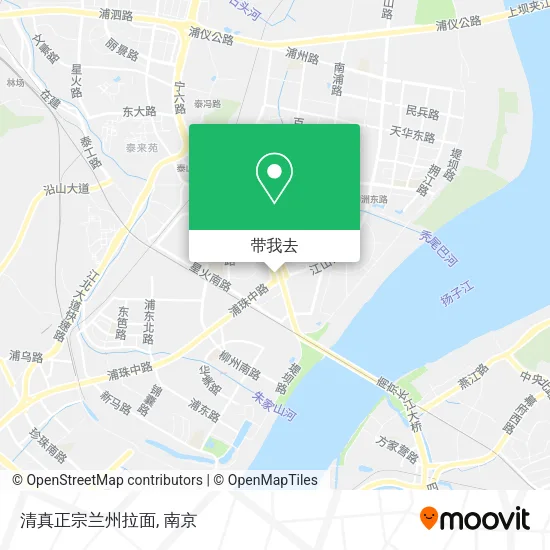 清真正宗兰州拉面地图