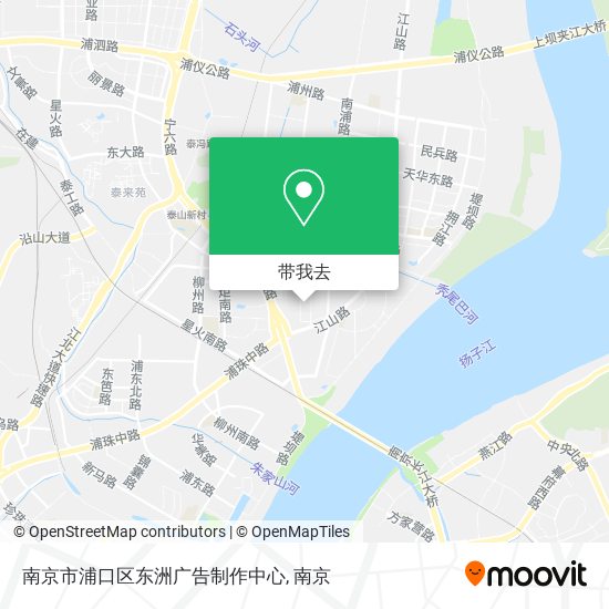 南京市浦口区东洲广告制作中心地图
