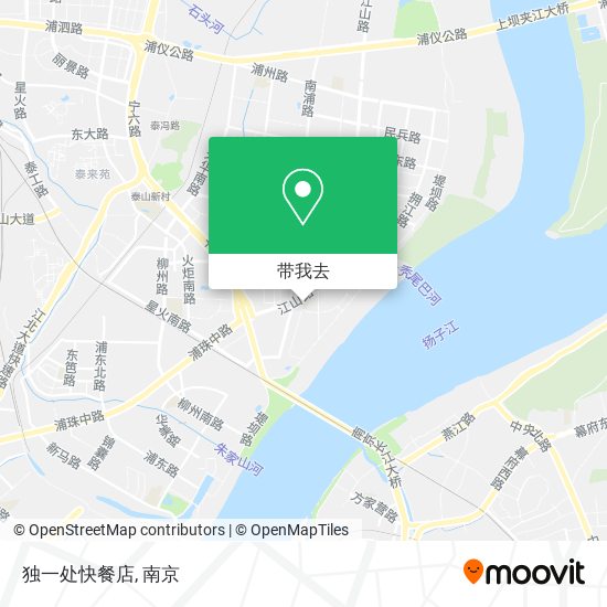 独一处快餐店地图