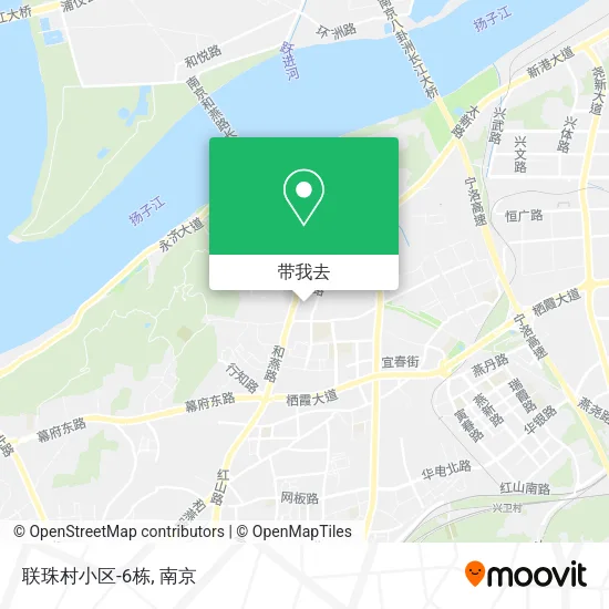 联珠村小区-6栋地图