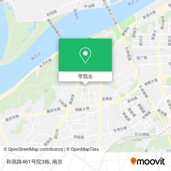 和燕路461号院3栋地图