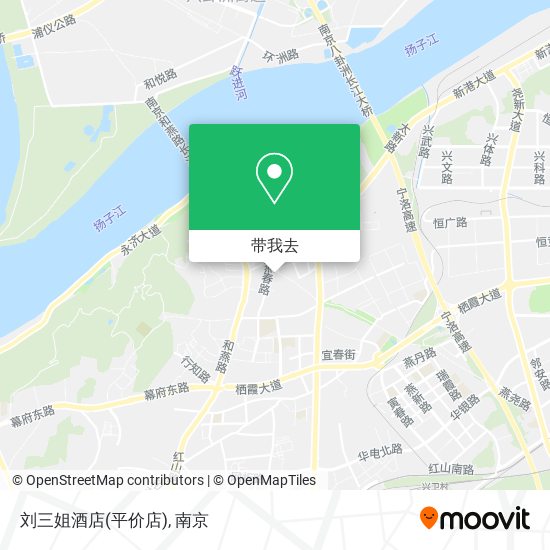 刘三姐酒店(平价店)地图