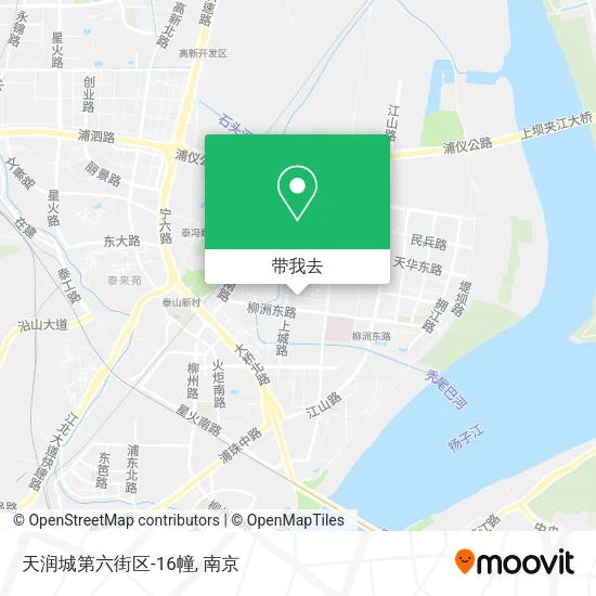 天润城第六街区-16幢地图
