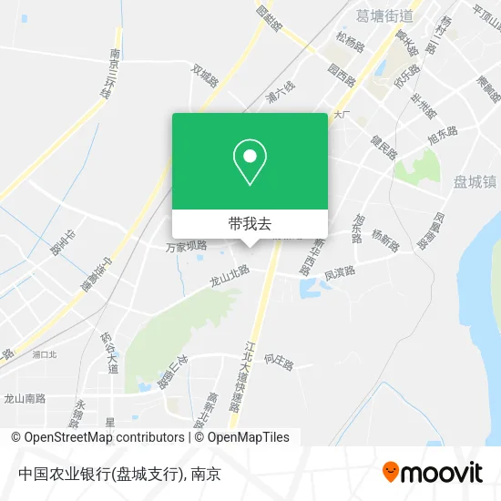 中国农业银行(盘城支行)地图