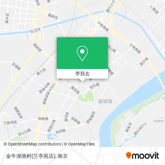 金牛湖渔村(兰亭苑店)地图