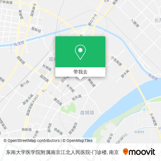 东南大学医学院附属南京江北人民医院-门诊楼地图