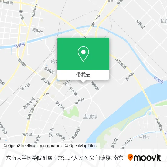 东南大学医学院附属南京江北人民医院-门诊楼地图