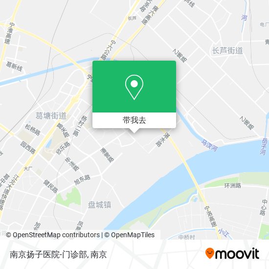 南京扬子医院-门诊部地图