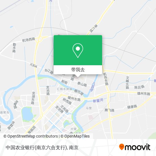 中国农业银行(南京六合支行)地图