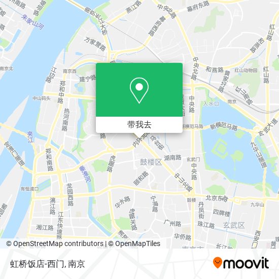 虹桥饭店-西门地图