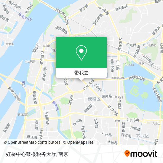 虹桥中心鼓楼税务大厅地图
