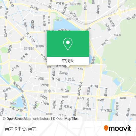 南京卡中心地图