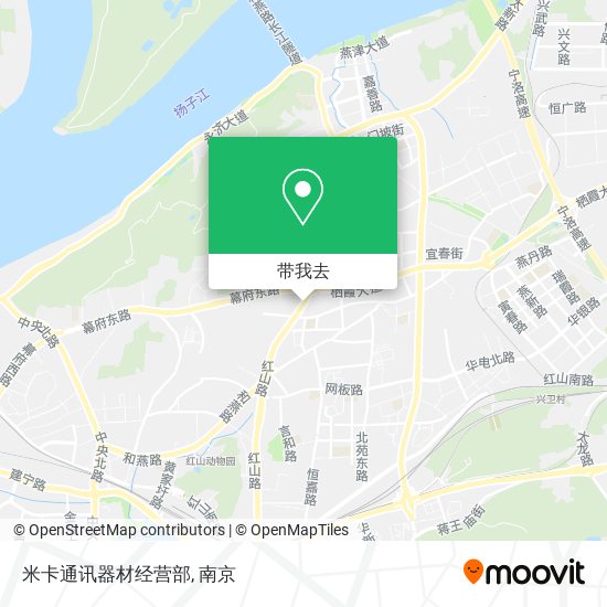 米卡通讯器材经营部地图