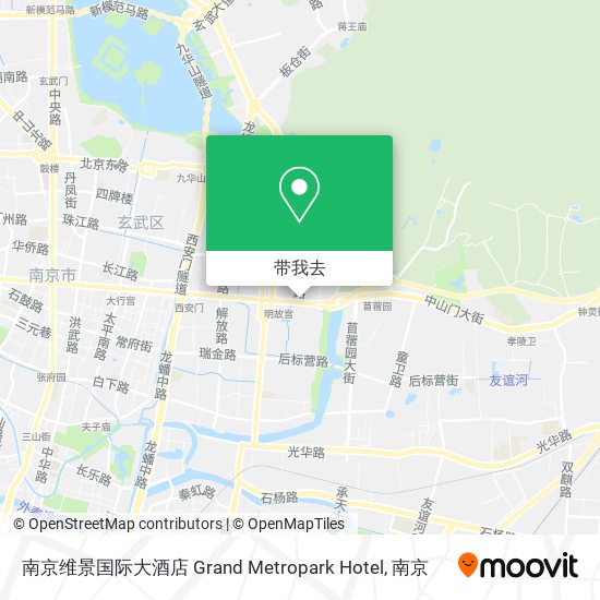 南京维景国际大酒店 Grand Metropark Hotel地图