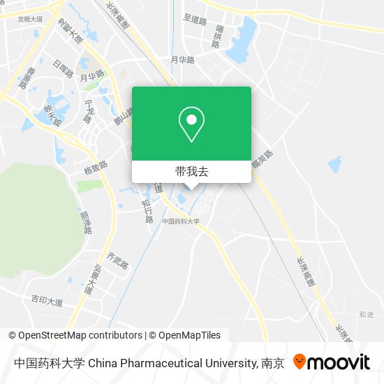 中国药科大学 China Pharmaceutical University地图