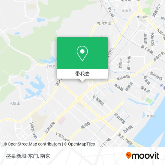 盛泉新城-东门地图