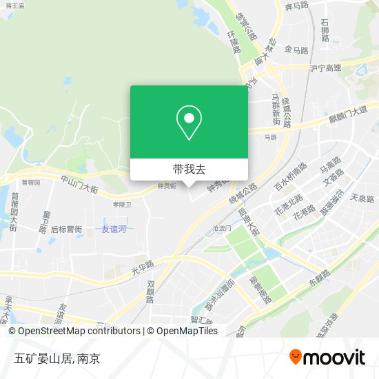 五矿晏山居地图