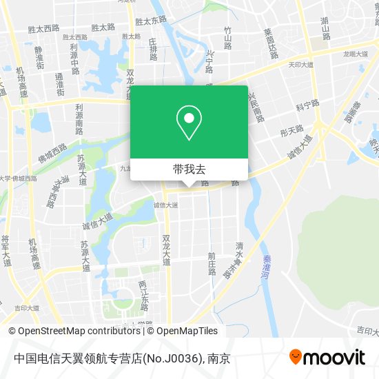 中国电信天翼领航专营店(No.J0036)地图