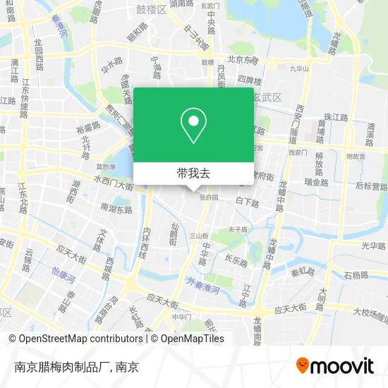 南京腊梅肉制品厂地图