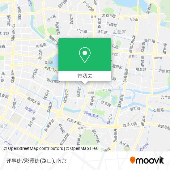 评事街/彩霞街(路口)地图
