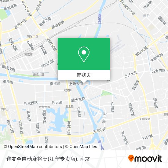 雀友全自动麻将桌(江宁专卖店)地图