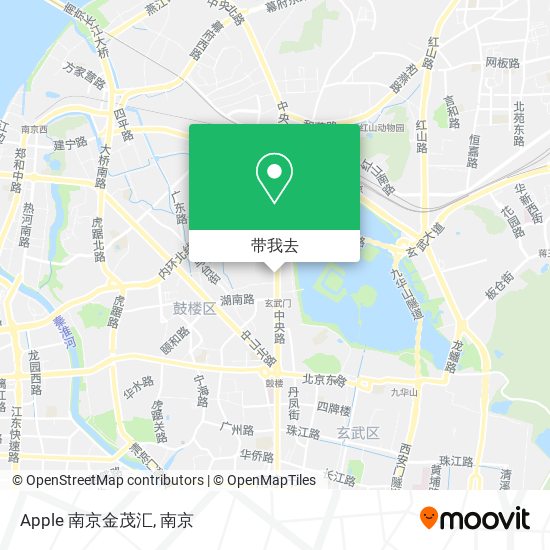 Apple 南京金茂汇地图