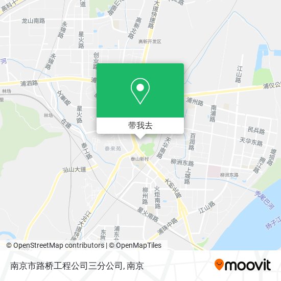 南京市路桥工程公司三分公司地图