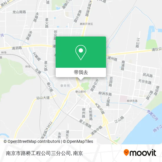 南京市路桥工程公司三分公司地图