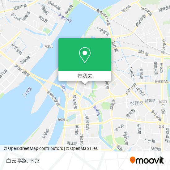 白云亭路地图