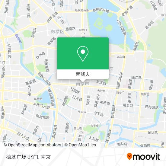 德基广场-北门地图