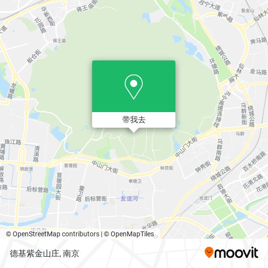 德基紫金山庄地图