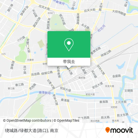 绕城路/绿都大道(路口)地图